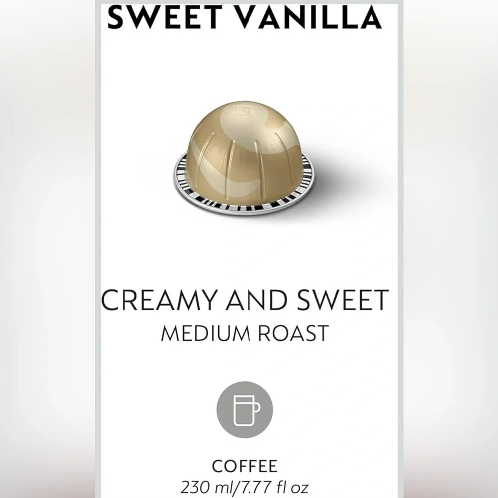 Nespresso Capsules Vertuo, Sweet Vanilla, Medium Roast Coffee, 30 Count 3/31/26 - Picture 3 of 7